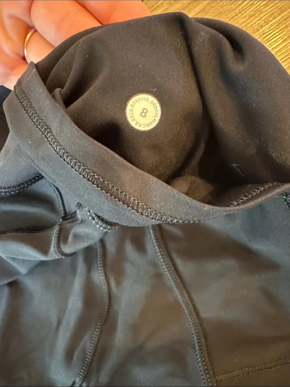 lululemon black pocket leggings